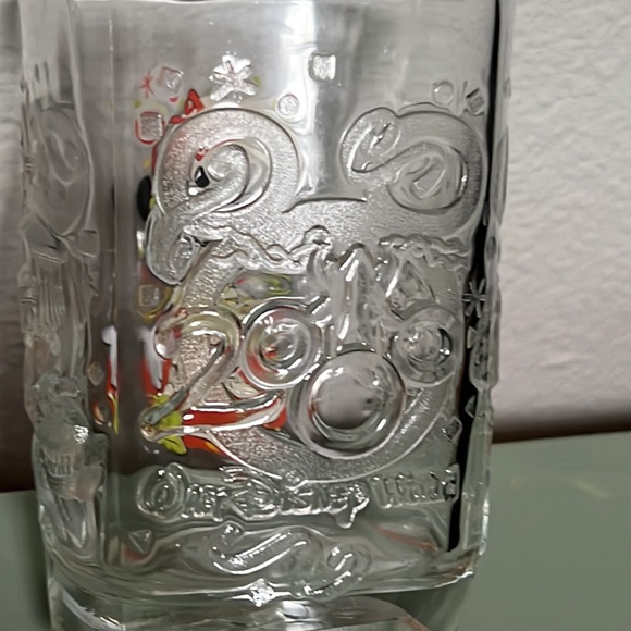 2 DisneyWorld Collectible Glasses 2000 Mickey Mouse Animal Kingdom Magic Kingdom - Picture 9 of 13